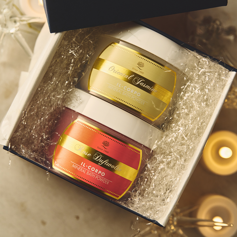 STRODY IL CORPO ミネラルバスパウダー＆バスストーン 【2セット